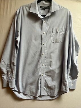 Lauren Ralph Lauren Slim Fit Stretch Dress Shirt 16.5/ L